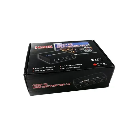 Shpërndarës për HDMI Spliter 4x out 1x in FULL HD,1.4 HDMI - 3
