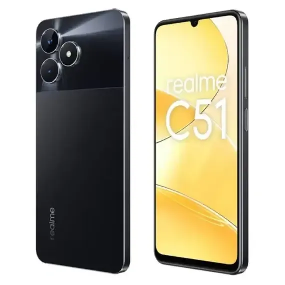 Telefon realme C51 RMX3830 4/128GB,e zezë - 2