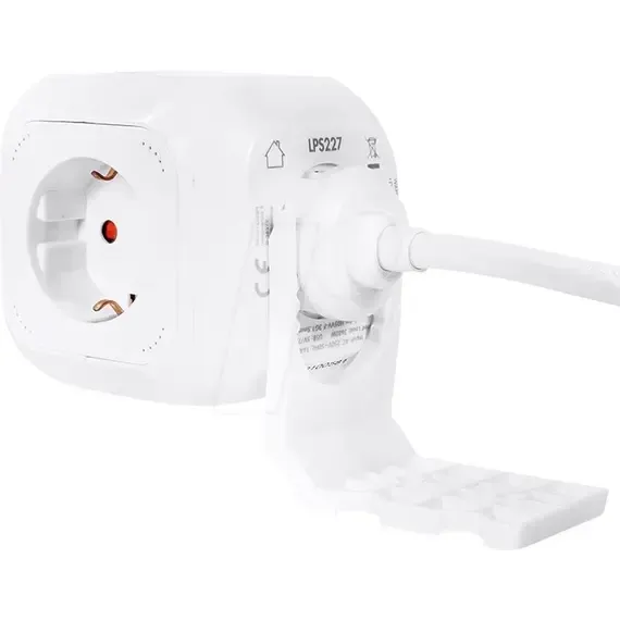 Kabëll Vazhduese Logilink, Ac 250V 2Xusb 4X, 1, 4M, Bardhë - 4