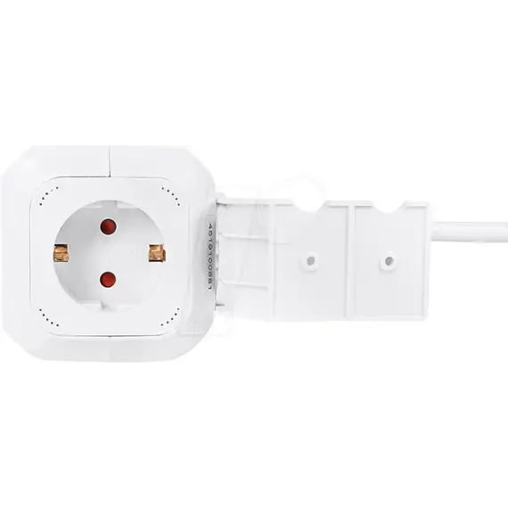 Kabëll Vazhduese Logilink, Ac 250V 2Xusb 4X, 1, 4M, Bardhë - 5