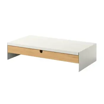 IKEA ELLOVEN Mbajtëse me fiokë, e bardhë