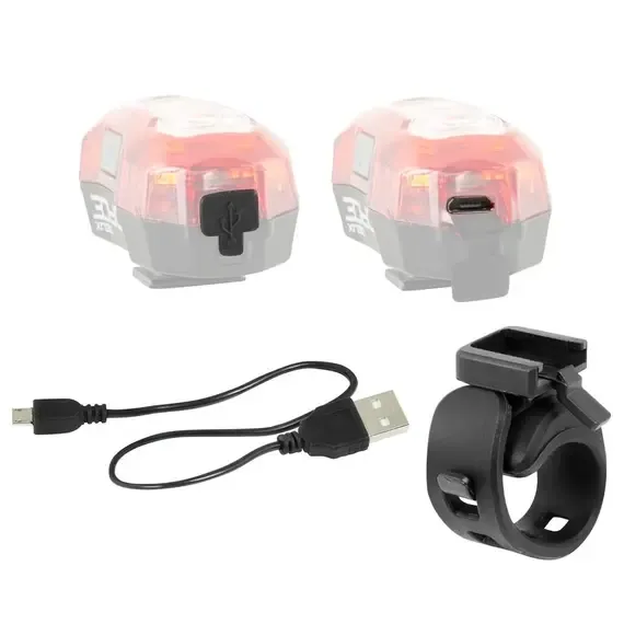 Dritë e pasme FORCE deux 5 Led Usb - 2