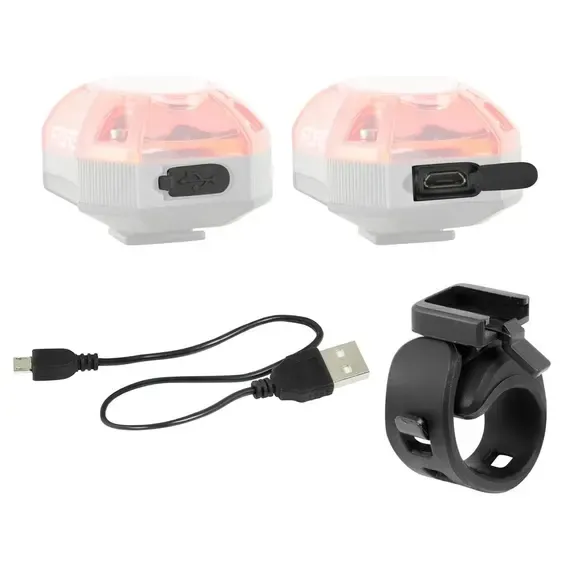 Dritë e pasme FORCE Red 1 Cree Led 60LM Usb - 2