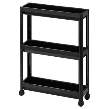 IKEA VESKEN Raftë me rrota, 54x18x71cm
