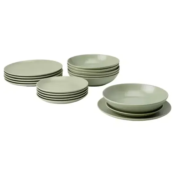 IKEA FÄRGKLAR Set pjatash 18 copë - 1