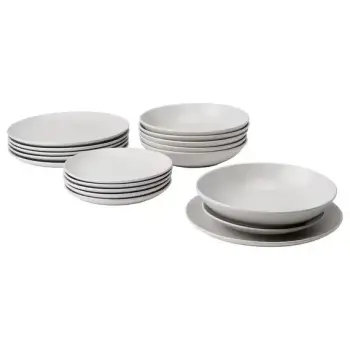 IKEA FÄRGKLAR Set pjatash 18 copë