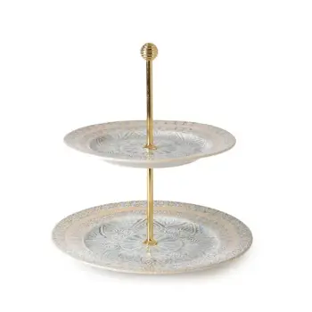 Mbajtese per torte 2 nivele 21+25cm Riva Belle
