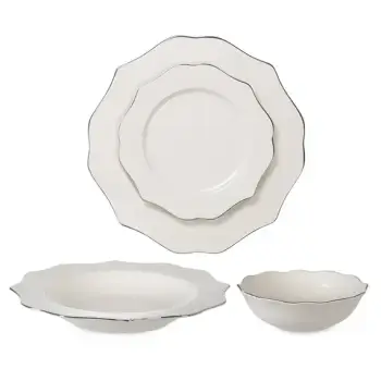 Pjata set 24 cope - rreth argjendi