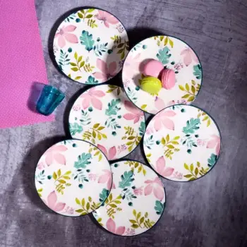 Pjatë qeramike 21cm set 6c / PRT-5663