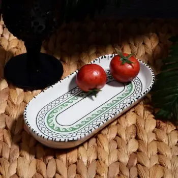 Pjate qeramike ovale 20cm