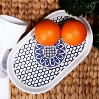 Pjate qeramike ovale e kaltert 29cm