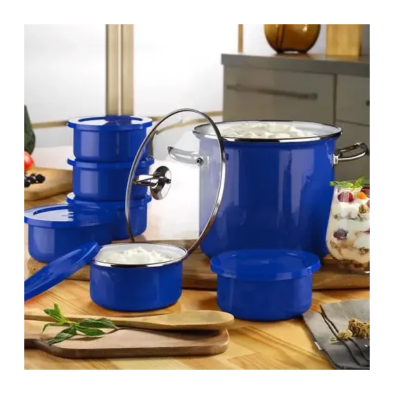 Enë jogurt set 7c - Kaltërt / BON-0203 - 1