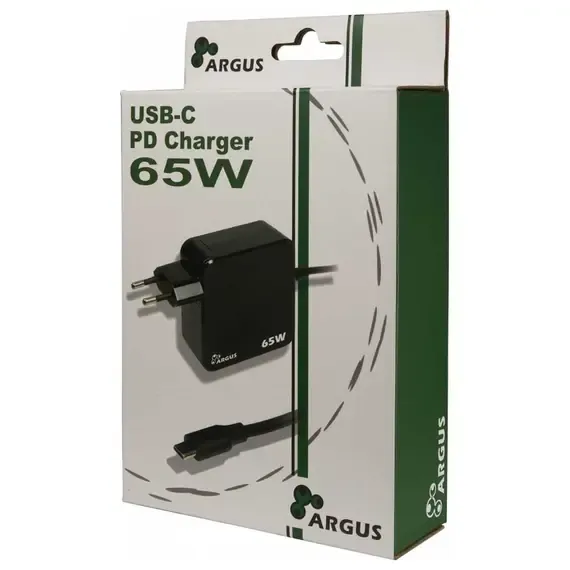 Mbushës telefoni USBC 65W Black INTERTECH PD2065 / Black - 2