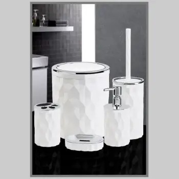 Aksesore banje prej plastike set 5c