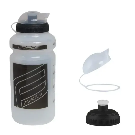Shishe 0.5 L, transparente / zezë 121 - 1
