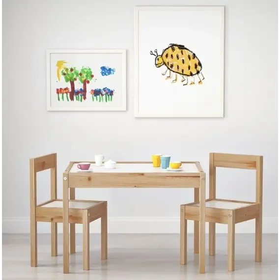 IKEA LATT Tavolinë + 2 karrige për fëmijë - 2