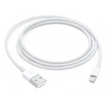 Kabëll Telefoni Apple Lehtëning To Usb Cable 1 M , Bardhë