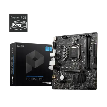 Pllakë Amë Motherboard Msi Pro H510M-P Ddr4 10th 11th