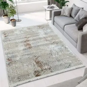 Tepih 160x230 Krem,Kaltërt Ibiza GO-T2529GN
