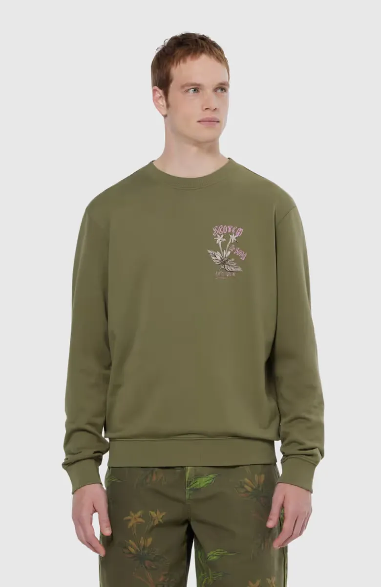 Front and back artwork sweatshirt - 1
