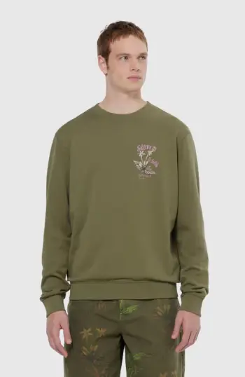 Front and back artwork sweatshirt