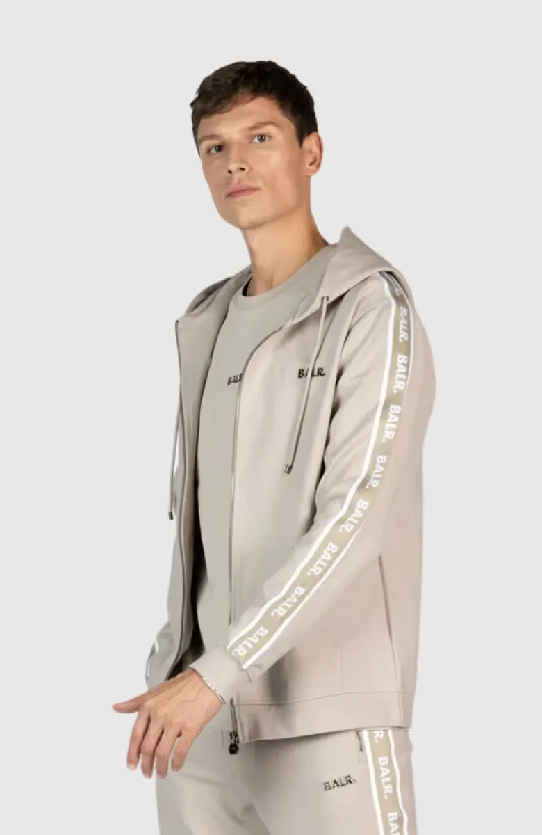 Q-Tape Regular Fit Zip Through Hoodie - 1