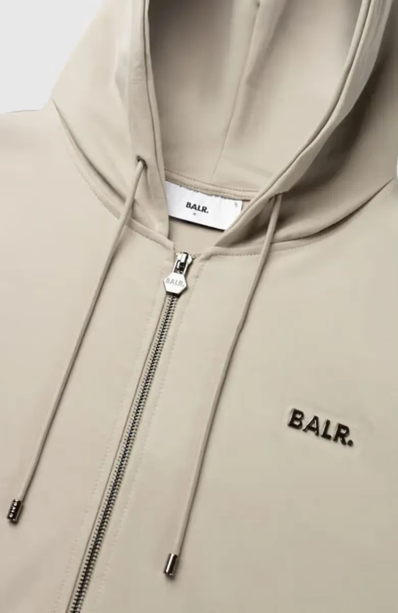 Q-Tape Regular Fit Zip Through Hoodie - 3