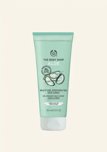Aloe -Xhel Qetësues për Fytyrë & Trup me shumë përdorime 200 ML