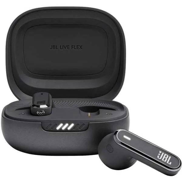 Kufje JBL Live Flex BT5.3 me mikrofon, ANC, 40 orë, IP54, të zeza - 2