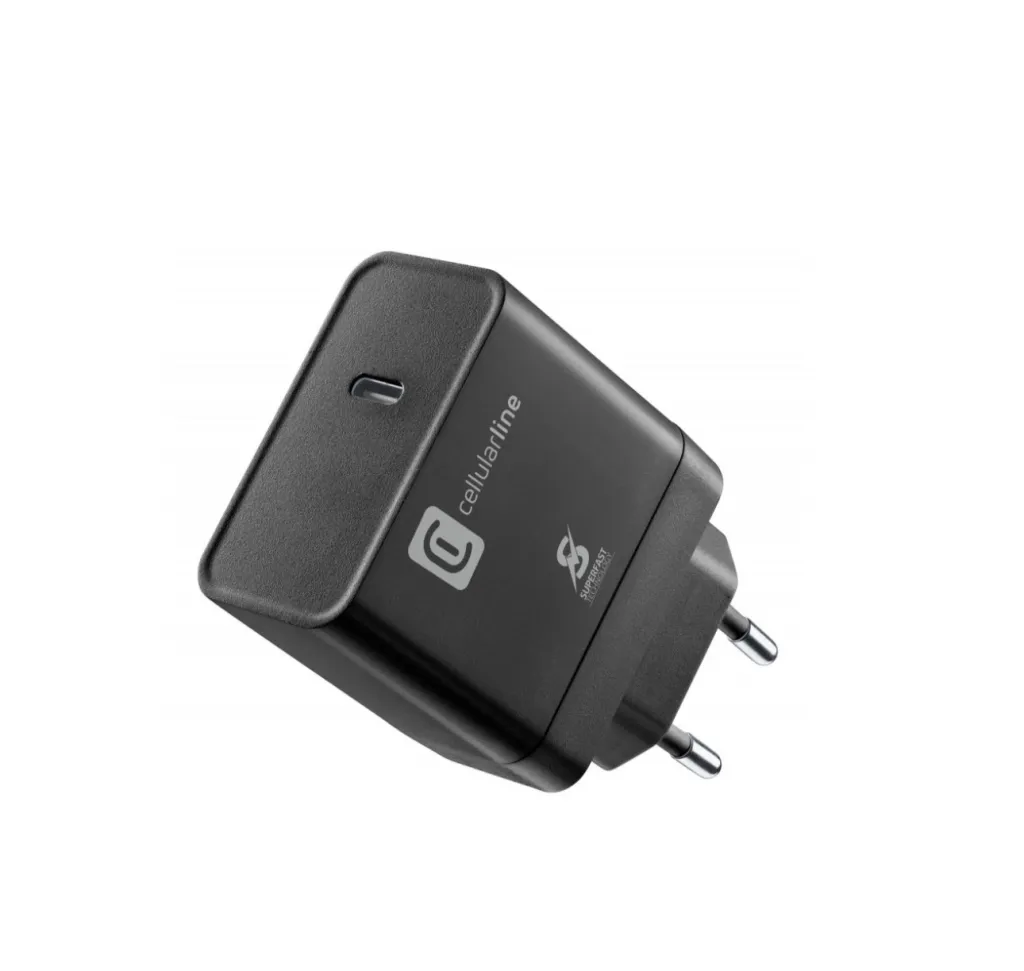 MBUSHES TELEFONI 45W USB-C CELLULARLINE ACHSMUSBC45WK BLACK - 1