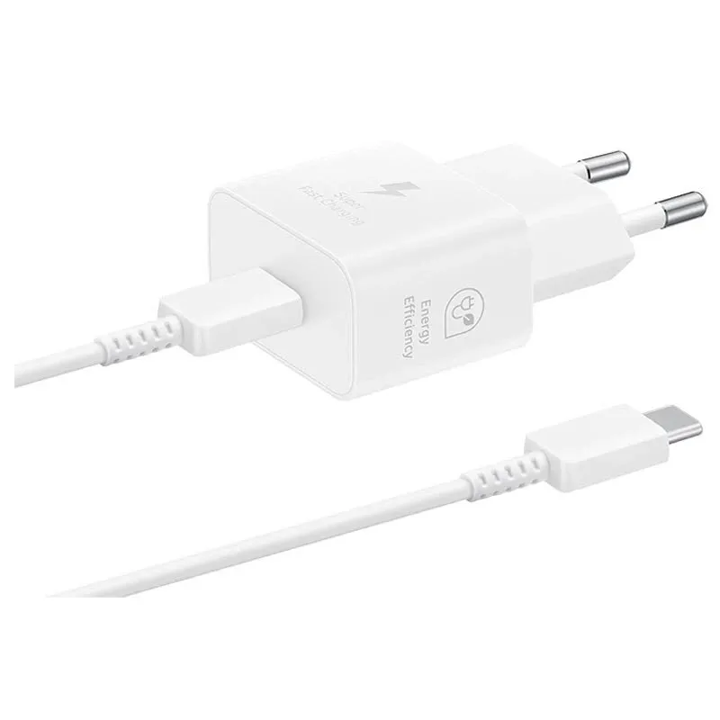 Karikues Samsumg Travel Adapter Super Fast Charge Type-C 25W me kabllo - 1