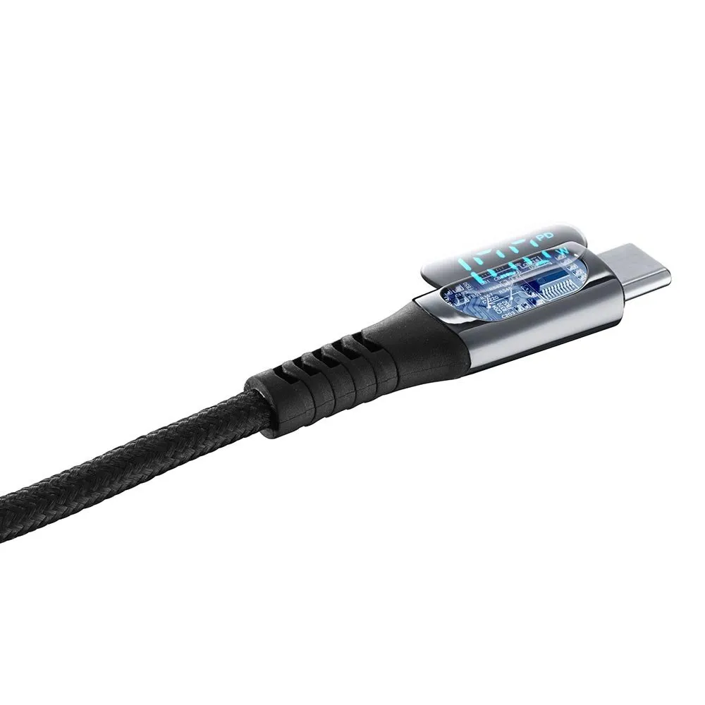 KABLLO USB-C 2m CELLULARLINE POWER DISPLAY USBDATADISC2CTAB2K BLACK - 2
