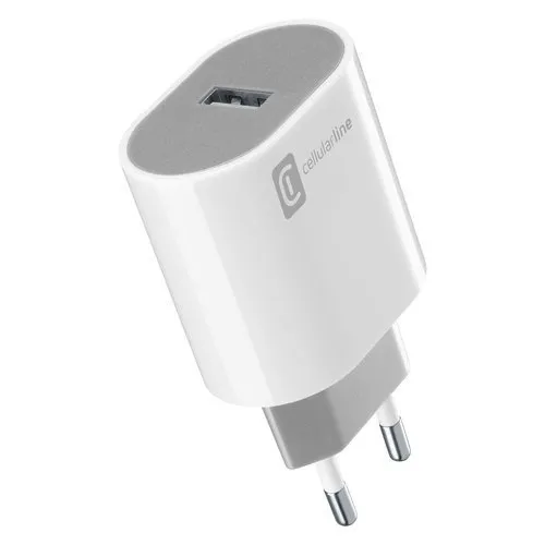 MBUSHES TELEFONI 12W USB CELLULARLINE UNIVERSAL WHITE - 1