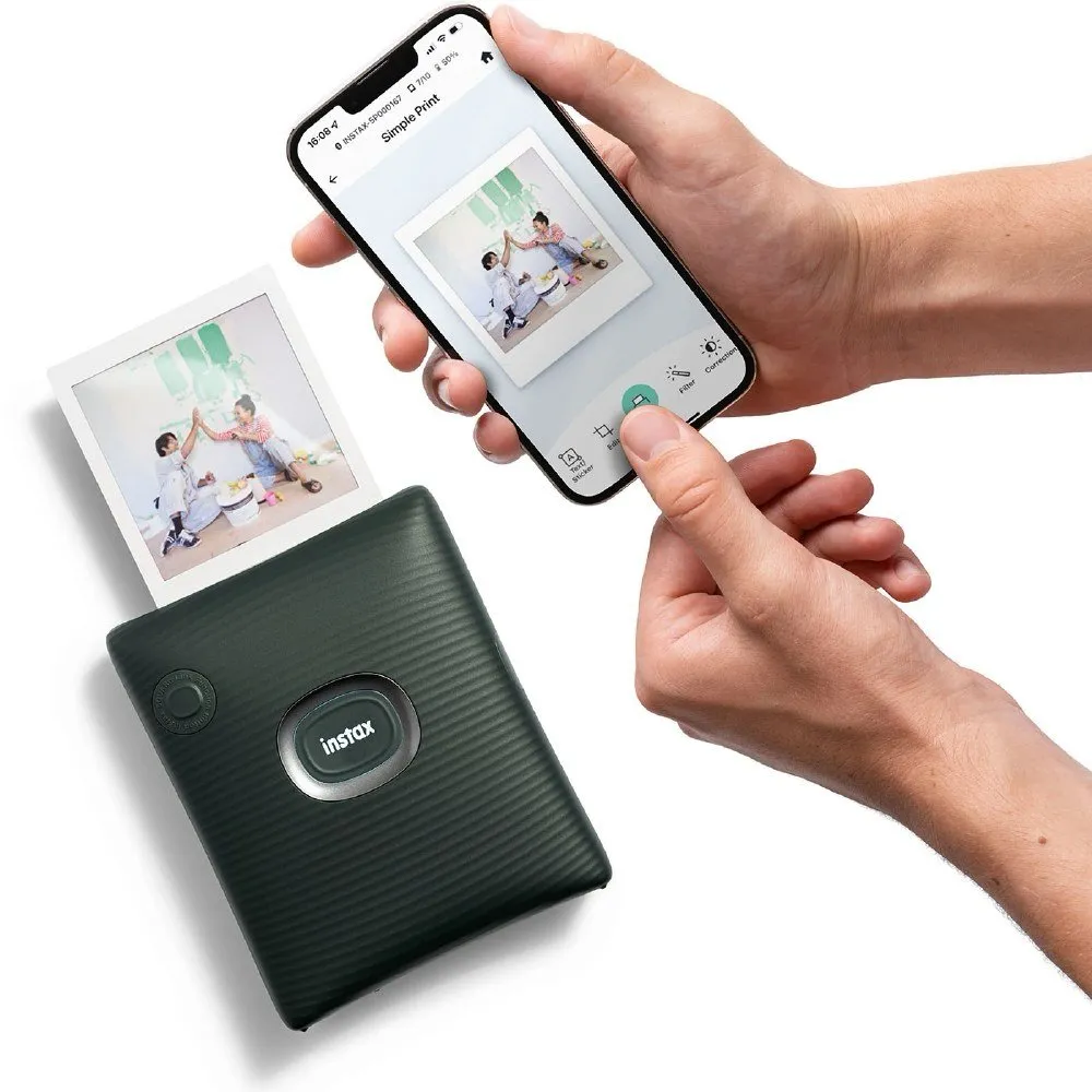 PHOTO PRINTER FUJIFILM INSTAX SQUARE LINK GREEN - 2