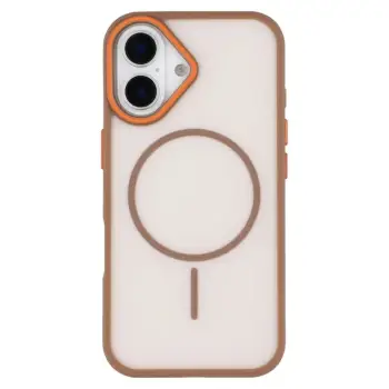 COVER PER IPHONE 16 ROCKYMILE MAGSAFE BROWN
