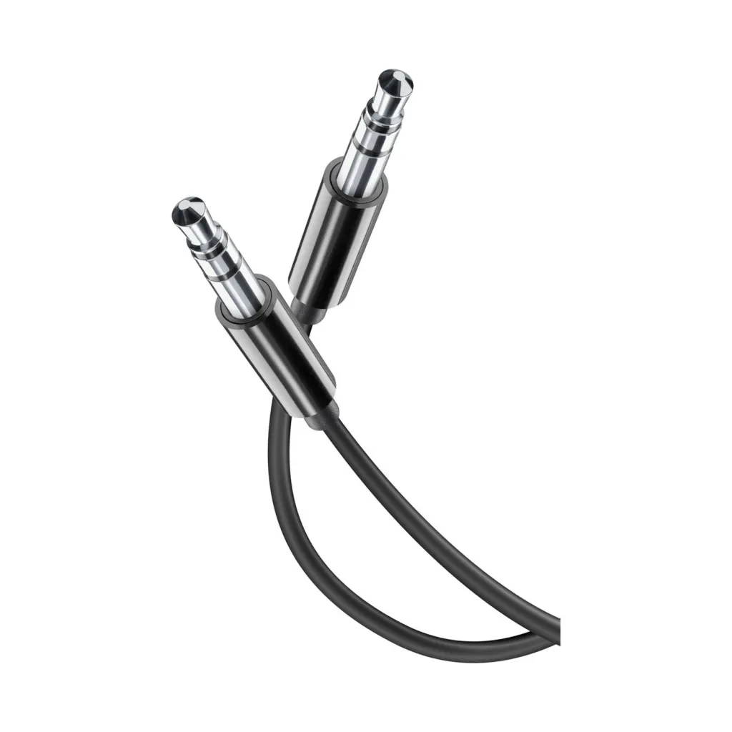KABLLO AUX 1m MUSIC SOUND 3.5mm MS BLACK - 1