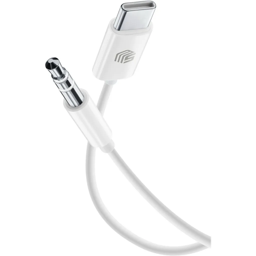 KABLLO AUX/ USB-C MUSIC SOUND ADAPTER MS WHITE - 1