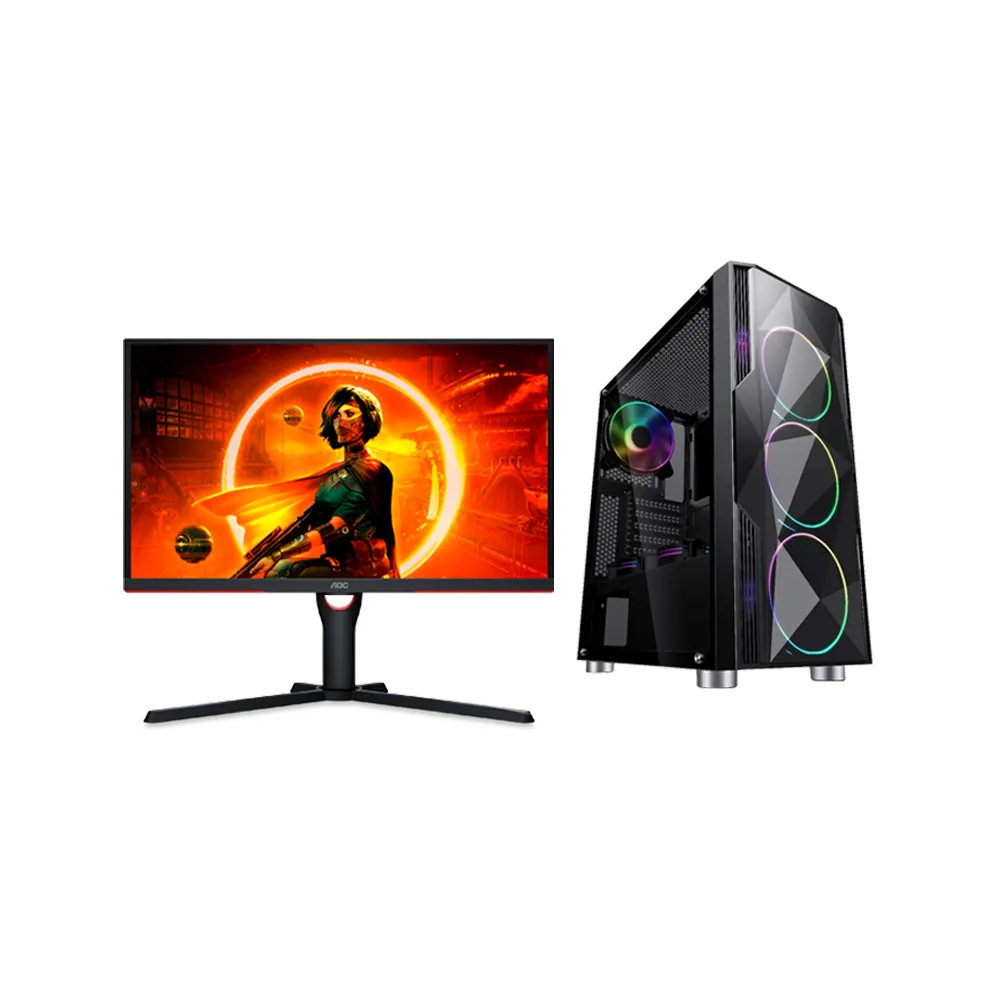 PC GAMING BUNDLE 1 dhe Monitor AOC 25G3ZM/BK 25” - 1