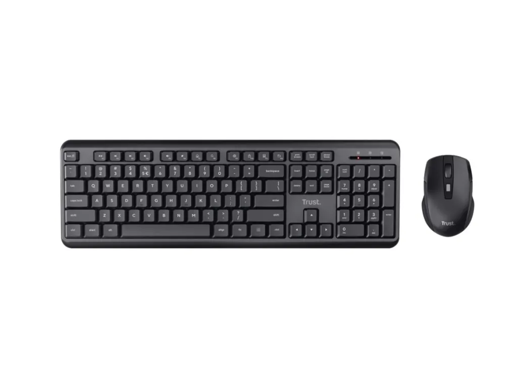 TASTIERE + MOUSE TRUST ODY SILENT BLACK - 1