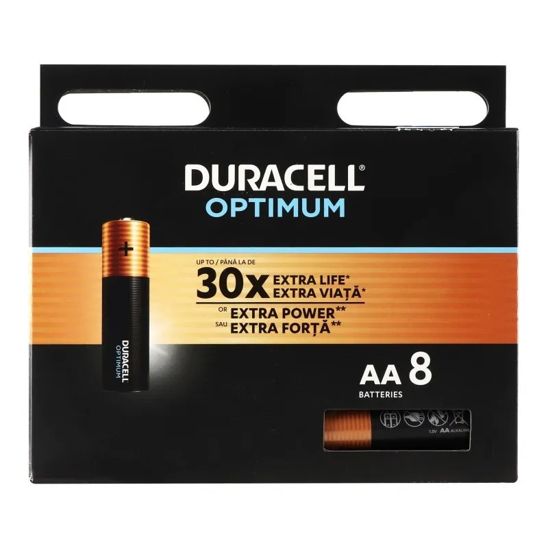 BATERI AA X 8 DURACELL OPTIMUM OPTIMUM LR6 ALKALINE - 2