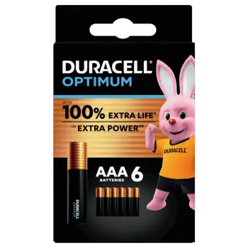 BATERI DURACELL OPTIMUM AAA 6
