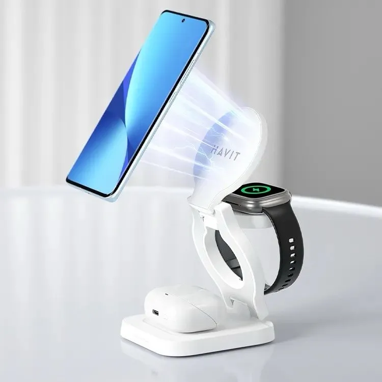 MBUSHES WIRELESS DHE MBAJTES PER TELEFON HAVIT UC233 WHITE - 1