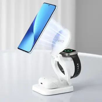 MBUSHES WIRELESS DHE MBAJTES PER TELEFON HAVIT UC233 WHITE