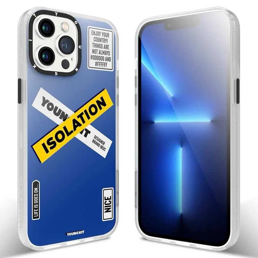 COVER PER IPHONE 13 PRO YOUNGKIT HOLIDAY CL007 BLUE - 2