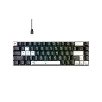 TASTIERE GAMING HAVIT KB906L BLACK WHITE
