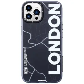 COVER PER IPHONE 13 PRO MAX YOUNGKIT WORLD TRIP SERIES LONDON CL016 BLACK