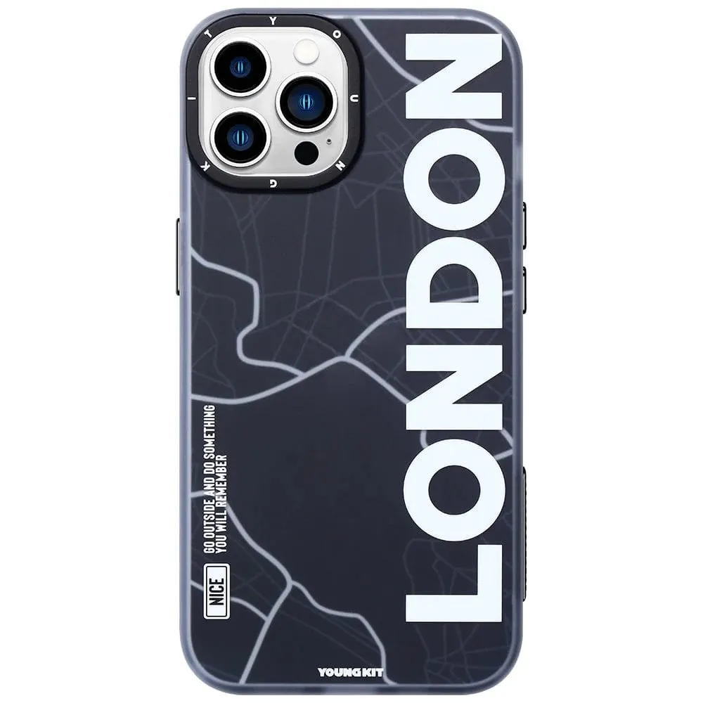 COVER PER IPHONE 13 PRO YOUNGKIT WORLD TRIP SERIES LONDON CL016 BLACK - 1