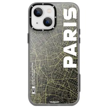 COVER PER IPHONE 13 PRO YOUNGKIT WORLD TRIP SERIES PARIS CL015 YELLOW