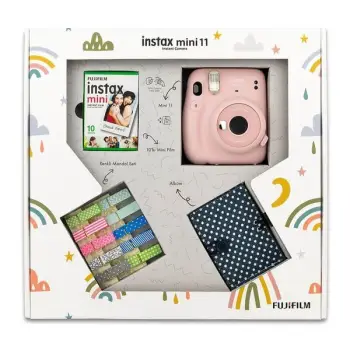 SET FOTOAPARAT FUJIFILM INSTAX MINI 11 BLUSH PINK