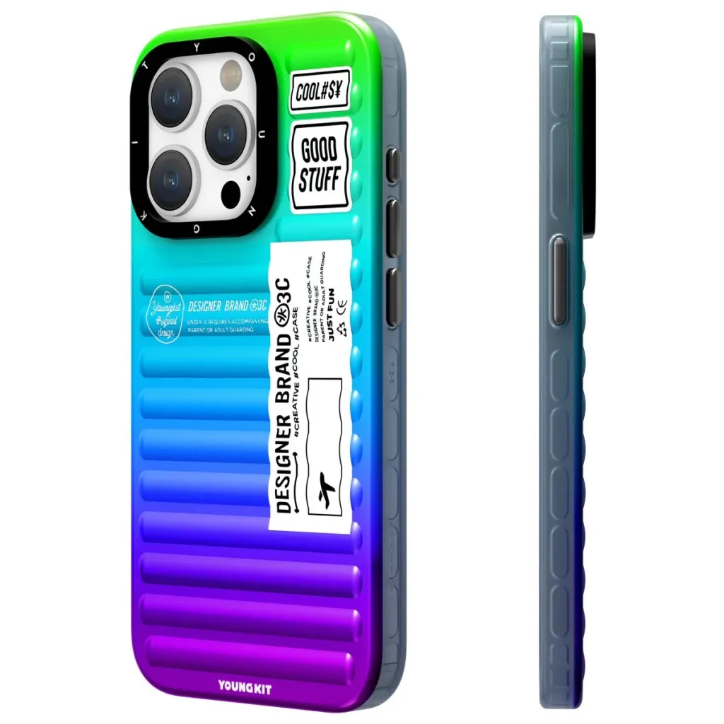 COVER PER IPHONE 15 PRO MAX YOUNGKIT LXX007 AURORA GALAXY - 2